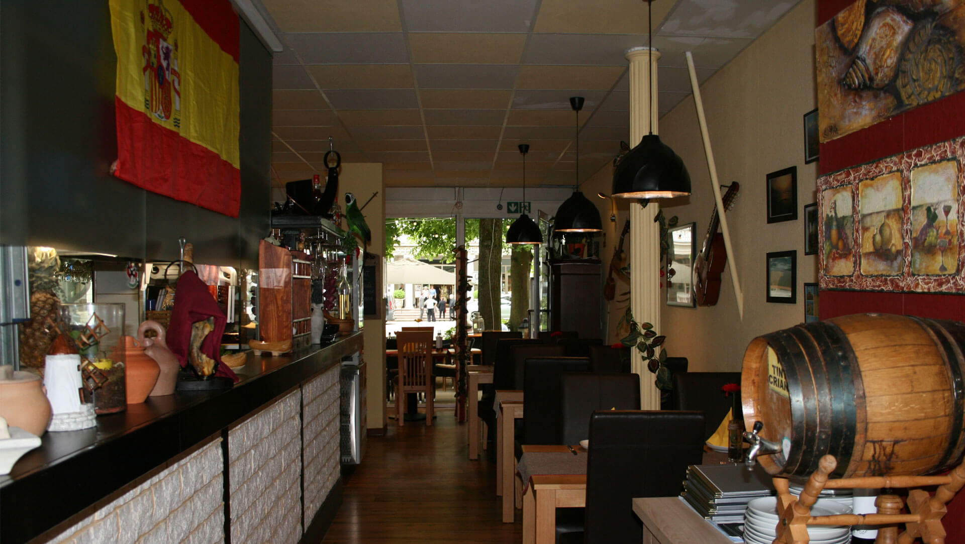 En Casa, Spanisches Restaurant Bad Pyrmont, Hauptallee, gegenüber Steigenberger und Kurpark, Innenansicht